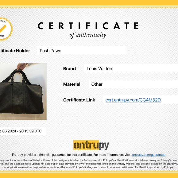 Authentic LOUIS VUITTON Monogram Shadow Leather Keepall Bandoulière 50 - Picture 8 of 8